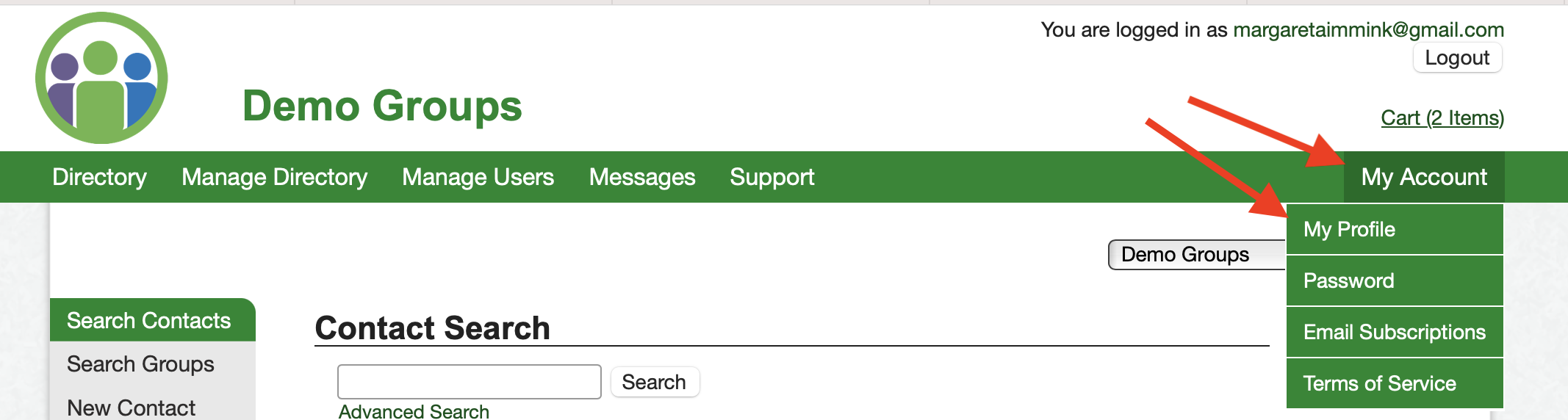 How to edit your own Contact Data DirectorySpot