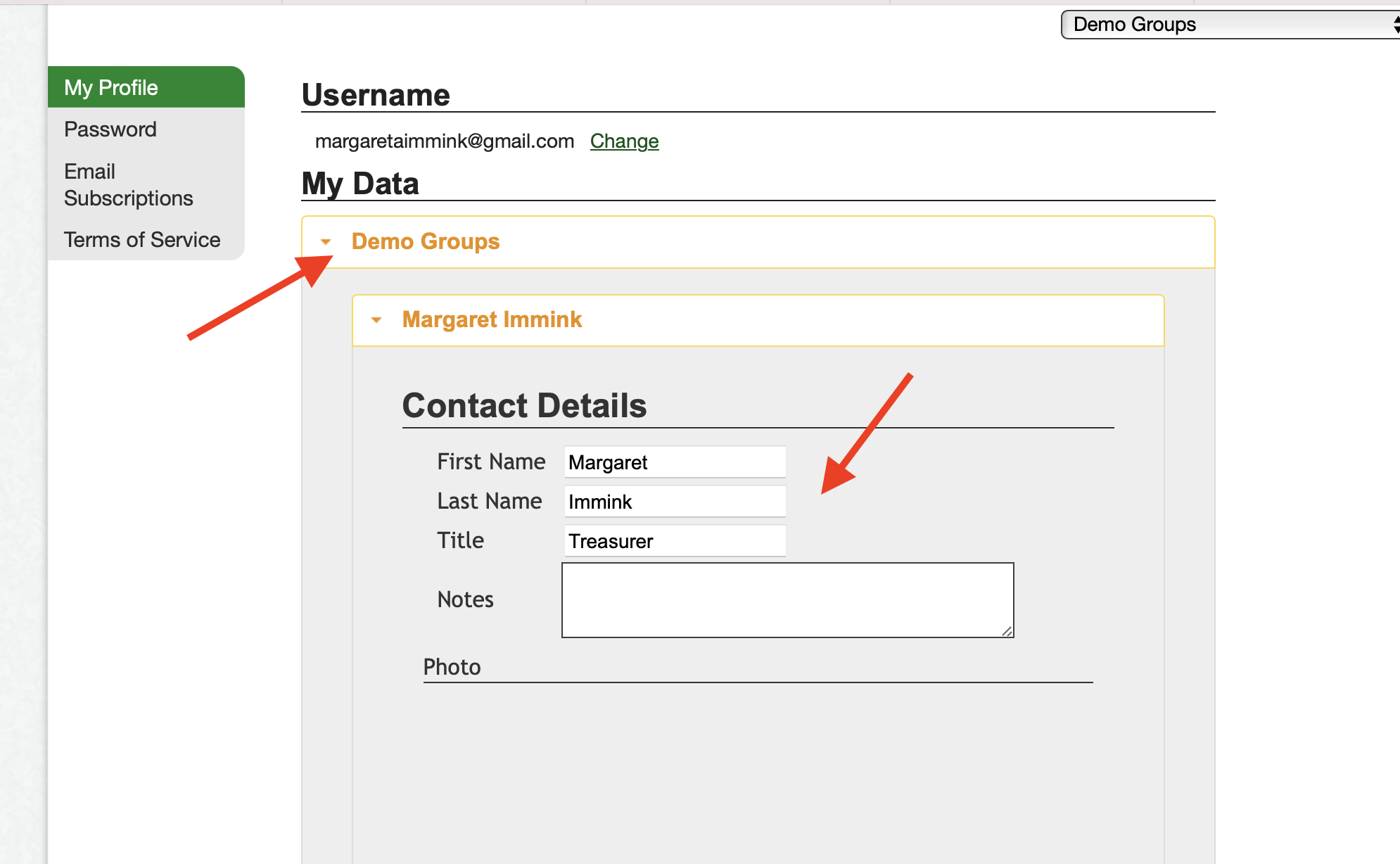 How to edit your own Contact Data DirectorySpot